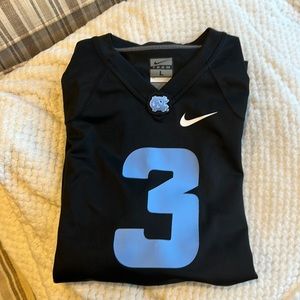 Nike UNC Black Football Jersey. Like New